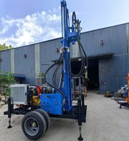 Machine de forage hydraulique et pneumatique à double usage KY300S, pompe à boue pour forage de puits de 300 m, moteur de carottage