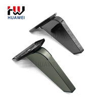 Accessoires de quincaillerie HUAWEI Raccords à usage domestique Revêtement en aluminium Pieds de canapé Pieds de meuble d'armoire de table de bureau en plastique