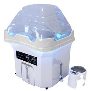 Kisen Japeness Head Spa Bac 2 Tanks Portable Salon Shampoo Basin with Colorful <b>Led</b> <b>Light</b> Pipeless Hair Wash Sink - Product Image 1