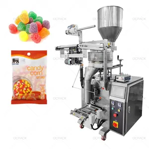 Automatische vertikale Messbecher Typ Sticky Gummy Small Candy Verpackungs maschine