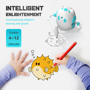 Divertido conejo inteligente tablero <span class=keywords><strong>de</strong></span> dibujo <span class=keywords><strong>de</strong></span> <span class=keywords><strong>dibujos</strong></span> <span class=keywords><strong>animados</strong></span> educación temprana para niños juguete <span class=keywords><strong>de</strong></span> aprendizaje idioma conmutable chino inglés carga - Product Image 3