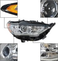 HS73-13E015-AE de couverture de phare de haute qualité pour Ford Fusion 2017 2018 2019 2020 2021