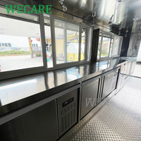 WECARE Camion de restauration mobile entièrement équipé : Bar, Pâtisserie, Café, Grill Shawarma, BBQ, Tacos, Pizza, Boissons