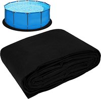 Tapis de protection durable pour piscine JiaMing, 300 g/m², géotextile écologique pour piscine