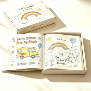Libro <span class=keywords><strong>da</strong></span> colorare Magic Friends Unicorn con copertina rigida, a colori, con cartoni animati, con confezione regalo per bambini piccoli, per l'educazione artistica precoce - Product Image 2