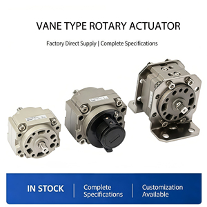 Actuador Rotatorio de Paletas Serie CRB1BW de Aleación de Aluminio, Cilindro Neumático de Doble Eje, 90 ° /180 ° /<span class=keywords><strong>270</strong></span> °   Ángulo de giro - Product Image 2
