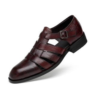 Sandalias de Plataforma con Correa para Hombre, Talla Grande, Duraderas, con Suela Gruesa de EVA que Absorbe los Impactos, para Campamento, Aire Libre, Estilo Moderno y Sencillo, para Verano - Product Image 1