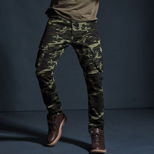 <span class=keywords><strong>Pantaloni</strong></span> Casual da <span class=keywords><strong>uomo</strong></span> alla moda estivi Slim Fit a vita media, <span class=keywords><strong>pantaloni</strong></span> Cargo tattici con tute mimetiche sottili - Product Image 6