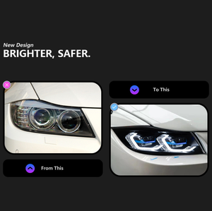 Nuevo Kit de Conversión de Faros LED y Sistema DRL de 12V 6000K para BMW Serie 3 E90 2005-2012 Touring, Plug & Play - Product Image 4