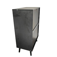 Commode en rotin à 4 tiroirs commode en rotin coffre à tiroirs meubles grands commodes de rangement armoire organisateur unité pour salon chambre noir