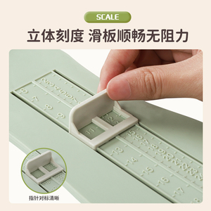 Baby Foot Measuring Device 20 Cm ABS Universal Shoe Size Gauge For Home Use - Product Image 4