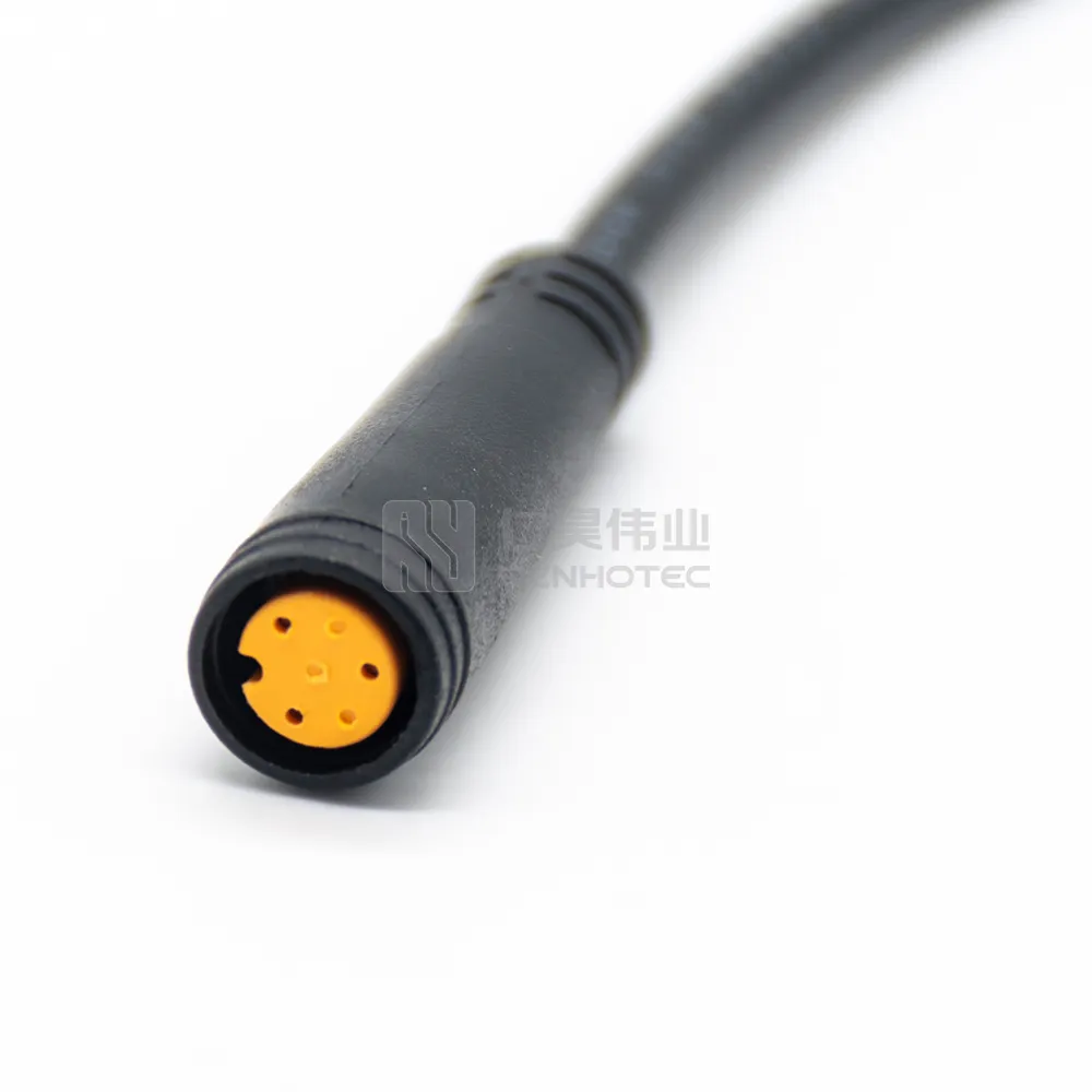 Higo Julet 3 4 5 6 8 Pin M6 M7 M8 Conector de cable Cable impermeable para bicicleta eléctrica E-bike E-bus