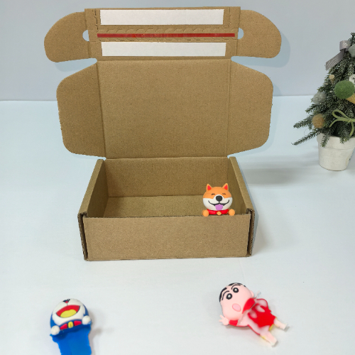 Customized Paper Boxes Paper Packaging with Adhesive Tape and Zipper for Shopping Shipping Cosmetic Products
