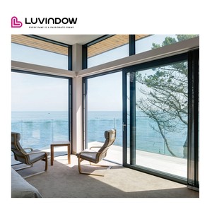 Puerta <span class=keywords><strong>Corredera</strong></span> <span class=keywords><strong>de</strong></span> <span class=keywords><strong>Vidrio</strong></span> Luvindow, Diseño Elegante, Vista Panorámica, Doble Acristalamiento, <span class=keywords><strong>Vidrio</strong></span> Templado, Aislamiento Térmico, Deslizamiento Suave, para Sala <span class=keywords><strong>de</strong></span> Estar u Hotel - Product Image 2