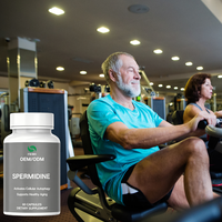 60 Capsules de bien-être cellulaire à la Spermidine, Durée de conservation de 24 mois, Favorise une fonction cellulaire saine pour les adultes actifs et les seniors