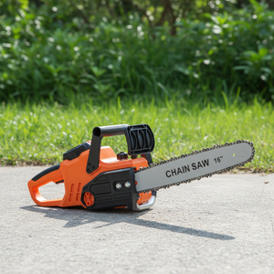 เลื่อยโซ่ไร้สายขนาด 16 นิ้ว แบบไร้แปรงถ่าน ใช้แบตเตอรี่ลิเธียม สำหรับ<span class=keywords><strong>งาน</strong></span>ไม้ ตัดไม้ ตัดแต่งกิ่งในสวน - Product Image 2