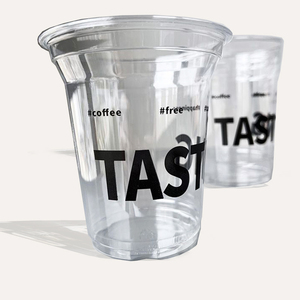 Wholesale Thickened PET Disposable <b>Cups</b> Cold <b>Drink</b> Coffee Latte Milk Tea <b>Cups</b> Custom Logo & Pattern - Product Image 1