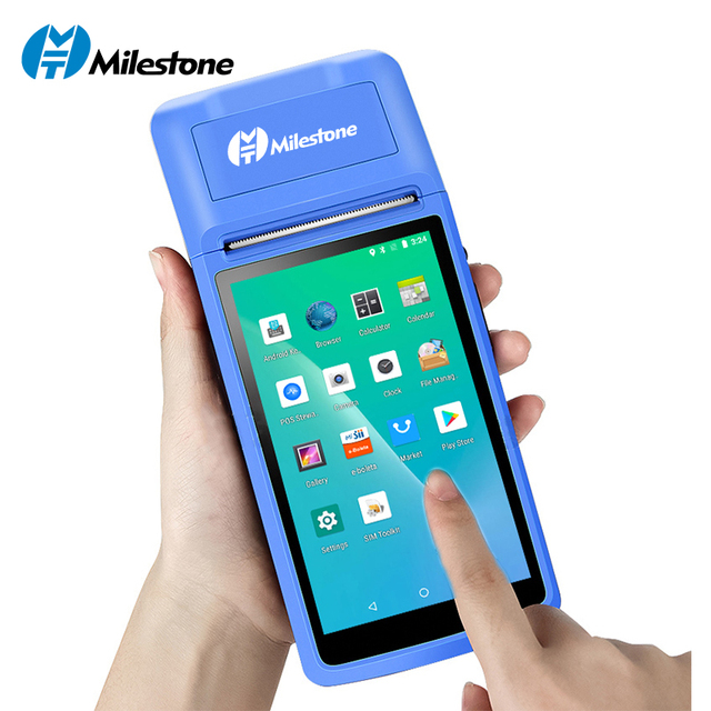 Milestone -MHT-M1 Android Thermal Printer Handheld Pos Terminal Printer Nfc Terminal Pos