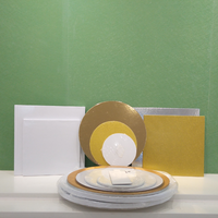 Vente en gros 1-12mm épaisseur 3-18 pouces rond carré couleur MDF planche à gâteau tambour emballage alimentaire
