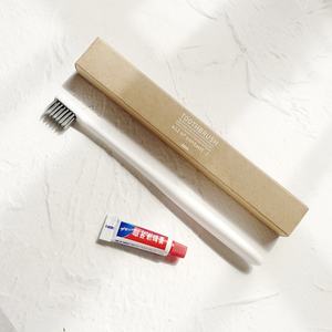 Juego de Cepillo de Dientes y Pasta Dental Desechables de Pelo Suave, en Papel Kraft para Hoteles, Alojamientos y Suministros de Baño - Product Image 6