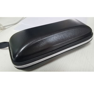 Étui à <span class=keywords><strong>lunettes</strong></span> en PU <span class=keywords><strong>pour</strong></span> <span class=keywords><strong>lunettes</strong></span> de soleil et de soleil quantité minimale de commande, étui noir, en stock - Product Image 5