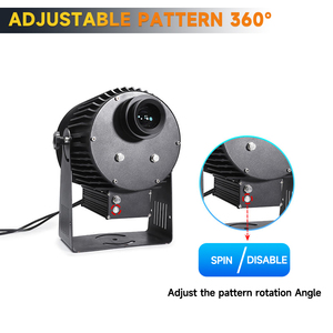 400 Wát an toàn công nghiệp cảnh báo ánh sáng máy chiếu, <span class=keywords><strong>LED</strong></span> Crane cảnh báo dấu hiệu ánh sáng máy chiếu, gobo mô hình máy chiếu tùy biến miễn phí - Product Image 2