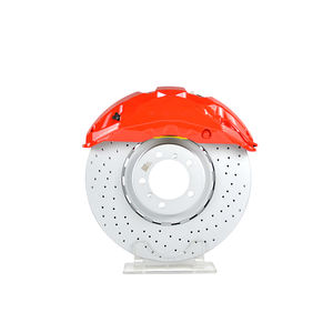 Kit de Freinage Automobile Personnalisé – Gros Freins à Disque avec Étriers 4 Pistons pour Freins Avant 6 Pistons et Arrière 4 Pistons – Rouge – Amélioration de 50 % des Performances de Freinage - Product Image 1