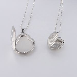 Collar con Colgante de Acero Inoxidable con Diseño de Escarabajo y <span class=keywords><strong>Libro</strong></span> en Forma de Corazón Circular Elíptico de Estilo Moderno - Product Image 5