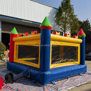 Castillo Inflable con Tobogán, Material de PVC, 4x4m, Ecológico, Uso Comercial, Entrada Segura, Barbacoas en <span class=keywords><strong>el</strong></span> Patio Trasero, <span class=keywords><strong>Camping</strong></span> - Product Image 4