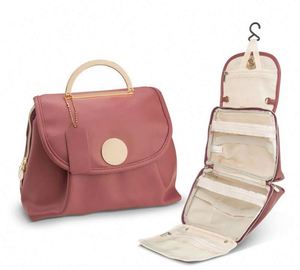 Free Sample Waterproof Cosmetic <b>Bag</b> <b>Women</b> Portable 360 Degree Rotatable Makeup Travel <b>Wash</b> Storage Kit <b>Bag</b> <b>Hanging</b> Toiletry <b>Bag</b> - Product Image 2