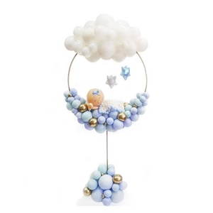 Hot Trends Reusable <strong>Circle</strong> Round <strong>Balloon</strong> <strong>Arch</strong> Stand Kit <strong>Balloons</strong> Wreath Ring Party Background - Product Image 1