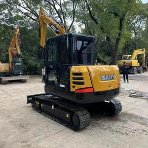 รถขุดตีนตะขาบ Sany SY60 ใหม่เอี่ยม ขนาด 6 ตัน พร้อมเครื่องยนต์และเกียร์  ลดราคาพิเศษในเหอเฟย ประเทศจีน - Product Image 1