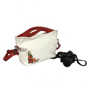 Sacs bandoulière en nylon personnalisés avec broderie, sacs pour appareil photo reflex numérique, sacs pour caméra vidéo, fabriqués en usine BSCI - Product Image 1