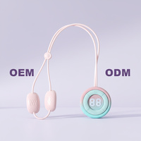 Usine directe Rechargeable 12 niveaux micro-courant cou épaule soulagement de la douleur masseur électrique du cou pour un usage