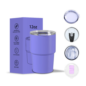 12oz Stainless Steel Tumbler <b>Insulated</b> Travel <b>Mug</b> BPA Free Keep Cold Warm - Product Image 3