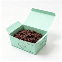 Boîte d'emballage alimentaire avec LOGO, boîte à emporter jetable, conteneur alimentaire pour repas complets (riz, nachos, tacos, BBQ, frites)