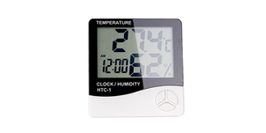 Trong nhà LCD điện tử nhiệt độ và độ ẩm Meter Nhiệt kế kỹ thuật số độ ẩm Meter khí tượng trạm báo động - Product Image 3