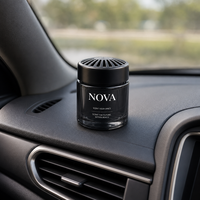 Diffuseur de voiture en verre NOVA Premium |   Diffuseur de parfum écologique de 120 ml à longue durée de diffusion pour les intérieurs de véhicules modernes