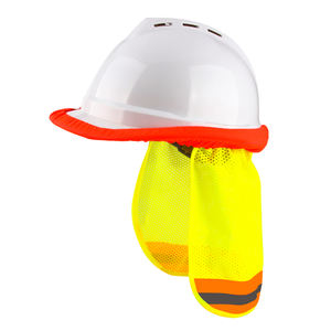 Sombrero de Seguridad con Visera de Malla Transpirable y Poliéster de Alta Visibilidad <span class=keywords><strong>Ekai</strong></span> EK-SH01, Color Amarillo/Orange Fluorescente, Venta al Por Mayor de Fábrica - Product Image 5