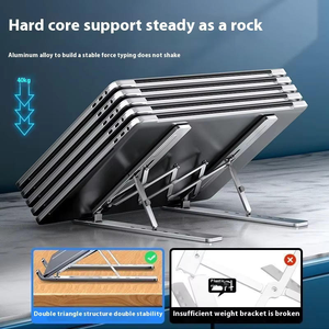 <span class=keywords><strong>Support</strong></span> pour <span class=keywords><strong>ordinateur</strong></span> <span class=keywords><strong>portable</strong></span> en aluminium réglable sur 10 niveaux, <span class=keywords><strong>support</strong></span> de bureau ergonomique pour MacBook, iPad, <span class=keywords><strong>HP</strong></span>, Dell, Lenovo, nouveau produit - Product Image 6