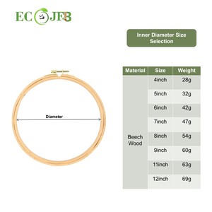 Cerceaux à <span class=keywords><strong>broder</strong></span> ECO JFB 2025 OEM, petits et grands, réglables, <span class=keywords><strong>cercle</strong></span>, pour point de croix, couture, artisanat, décoration - Product Image 5
