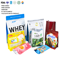 Custom Kindveilige Stand-Up Pouch Plastic Verpakking Geur-Proof Mylar Doypack Ontwerp Ziplock Bags