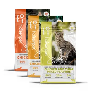 Fornitore di cibo per gatti puro naturale 7kg 10kg pollo biologico salmone animali domestici cibo per gatti