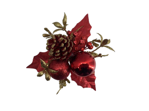 Senmasine-Baies rouges artificielles et cônes <span class=keywords><strong>de</strong></span> pin pour décoration intérieure et extérieure <span class=keywords><strong>de</strong></span> guirlande <span class=keywords><strong>de</strong></span> Noë<span class=keywords><strong>l</strong></span> - Product Image 3