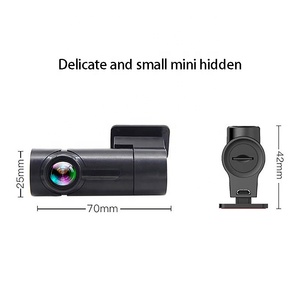 Mini 1080P Full HD xe hộp đen Dash máy ảnh Xe <span class=keywords><strong>DVR</strong></span> với wifi <span class=keywords><strong>130</strong></span> Độ góc rộng điện thoại di động kết nối - Product Image 2