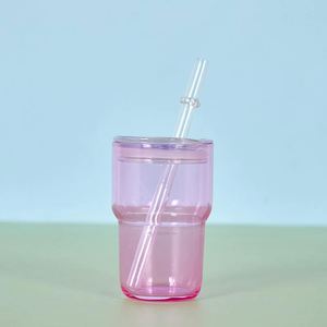 <b>Custom</b> Logo 3oz Small Glass <b>Cup</b> with Bamboo Lid for Overnight Oats Chia Pudding - Product Image 5