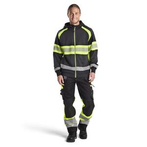BLAKLADER - 179413709933C58 Hi-Vis <b>trousers</b> with <b>stretch</b> <b>Black</b>/Yellow - EAN 7330509767405 HI-VIS WORKWEAR - Product Image 3