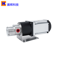 Traitement des aliments de haute précision AC220v MPB030 pompe doseuse à aimant Micro pompes à engrenages à entraînement magnétique avec servomoteur 200W
