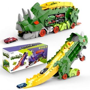 Coche de Juguete Todoterreno Excavadora de Carreras para Niños, Miniatura de Dinosaurio con Ruedas de PVC, Coche de Juguete Hot Wheels para Niños, Escala 1:50 Toysrunner - Product Image 1