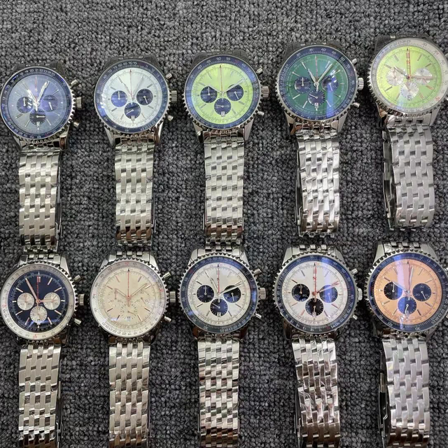 BRE Style Luxury Aviation Chronograph Watch, Automatic Mechanical Watch, Power Reserve, Full Collection Wholesale